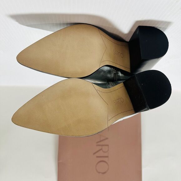 Franco Sarto Ticada Women's US 6.5M Knee High Boots Silver Leather NIB $260 - Picture 8 of 11